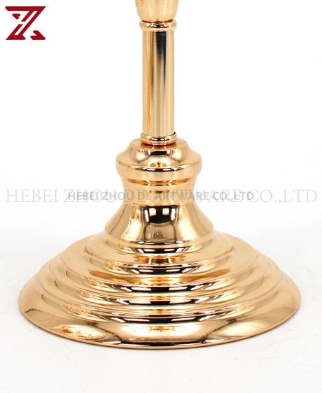 New design Metal gold crystal candelabra 89917