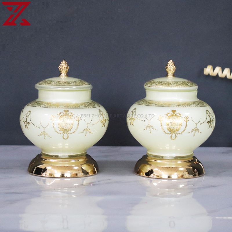 gold plating white cream glass flower vase candlestick with fruit bowl set 